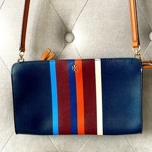 Tory Burch Kerrington Wallet/Crossbody Blue
